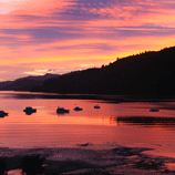 Sunrise on the Queen Charlotte Track