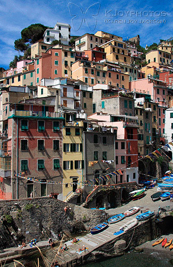 Riomaggiore's Boat Dock